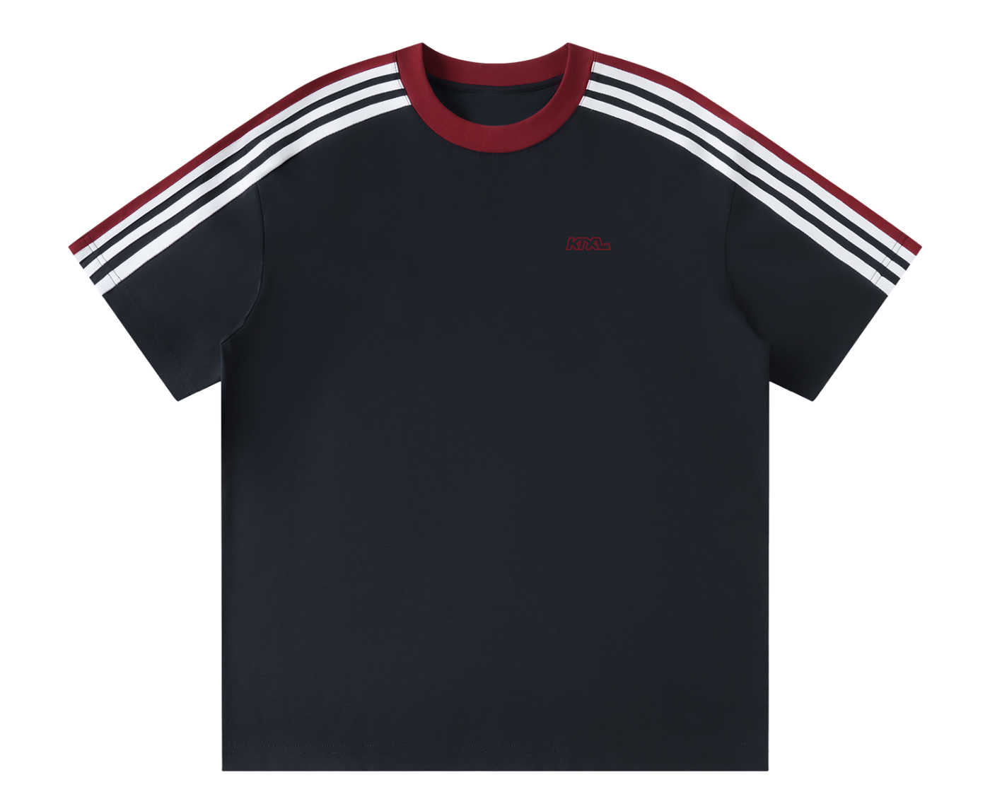Unisex Colorblock Striped Tee