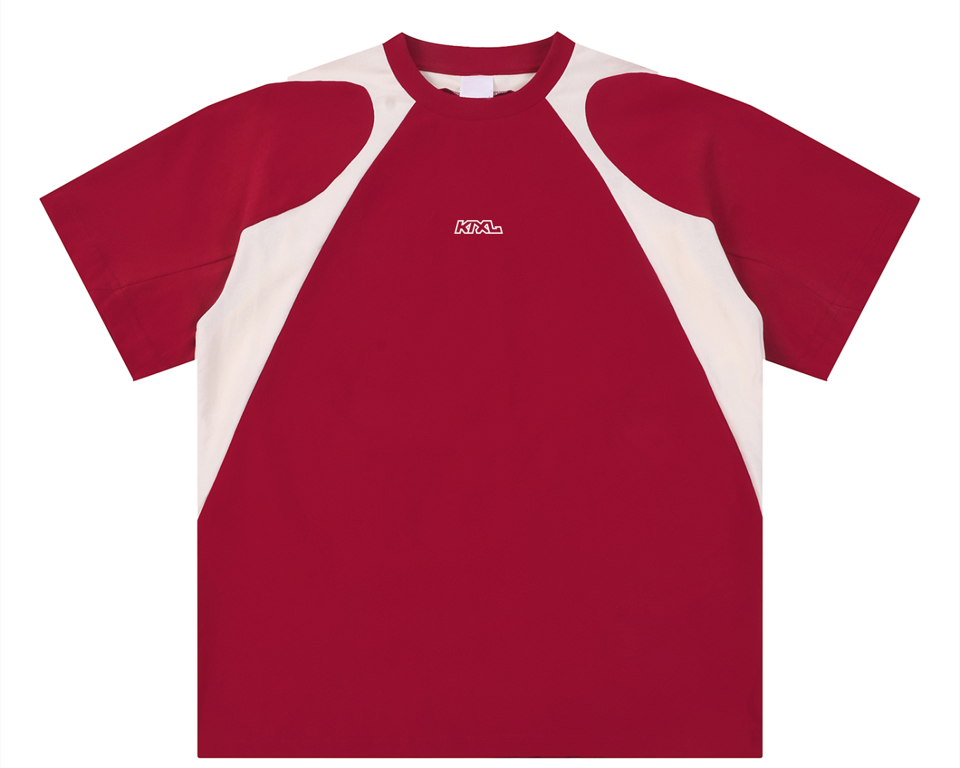 Contrast Panel Cotton Tee