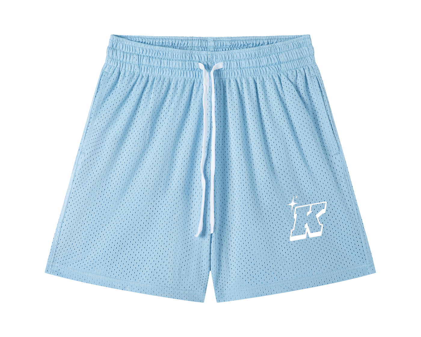 Mesh Drawstring Shorts