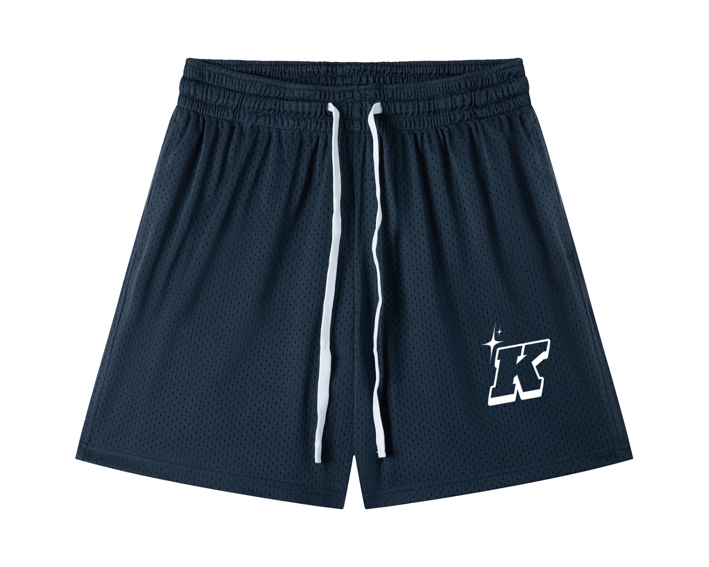 Mesh Drawstring Shorts