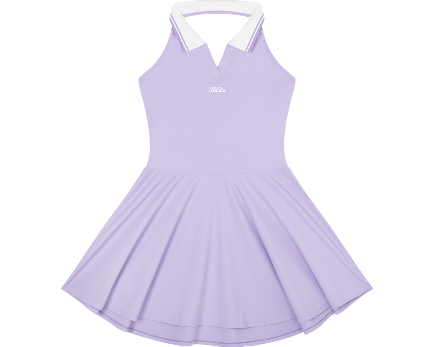Women's Collared Halter A-Line Tennis Dress